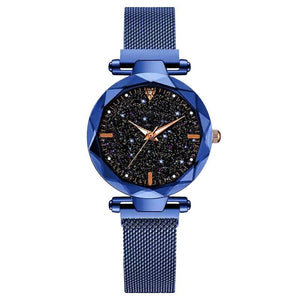 New Luxury Women Watches Ladies Watch Starry Sky Magnetic Waterproof Female Wristwatch For Women and Girls