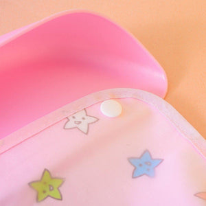 Baby Bibs Waterproof Silicone Feeding Saliva Towel Newborn Cartoon Aprons Baby Bibs Detachable For Kids