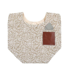 Floral Vintage Newborn Double Side Bibs Boys Girls Waterproof Linen Cotton Saliva Towel