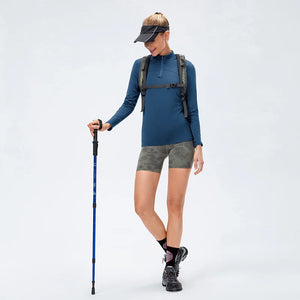 Breathable  Moisture Wicking Sports Top with Zipper