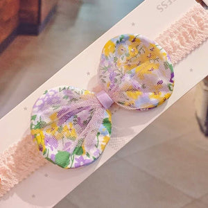 ILuxury Handmade Infant Child Hair Band Three-dimensional Alloy Rhinestone Crown Headdress  Elastic Headband Turban For Baby Girls