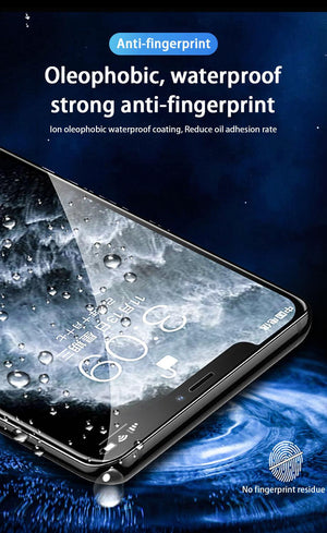 3pcs Full Cover Protective Glass On For Iphone 11 12 13 Pro Max Tempered Glass Film Iphone X Xr Xs Screen Protector Curved Edge Anti Scratch Bubble Free Smooth Tempered Glass Screen Protector