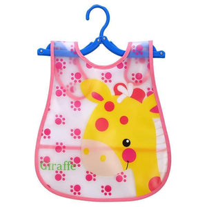 Modern Interesting Cartoon Adjustable Baby Bibs Waterproof Lunch Feeding Bibs Baby Cartoon Feeding Cloth Children Bib For Kids