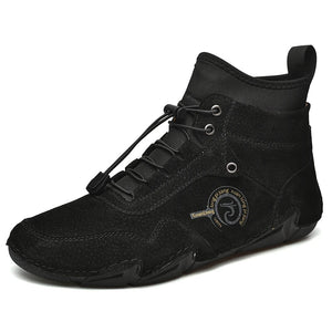 Conquer Winter in Style: Men's Leather Snow Boots