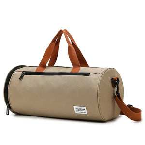 Waterproof Fitness Bag with Shoulder Strap Dry/Wet Zones Shoe Storage