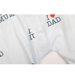 Love Letter Dad Unisex Romper Onesie  Born Baby Clothes Spring For Girls and Boys Baby