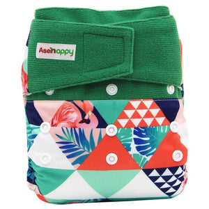 Baby Pocket Cloth Diaper Suede Cloth Inner Washable Reusable Eco-Friendly Nappies Cover Wrap In Modern Elegant Deisgn For Baby