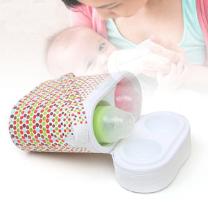 Cartoon Baby Bottle Portable Insulation Bags Mummy Handbag For Milk Thermal Food Warm Bags