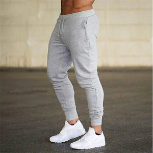 Men's Gray Fitness Joggers