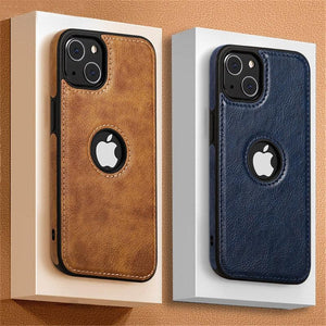 Ultra Thin Slim Leather Phone Case For iPhone 13 Pro Max 12 Pro Max 14 Shockproof Bumper Soft Business Back Cover Back Cover Case Shockproof Camera and Screen Protection PU Leather Case for iPhone