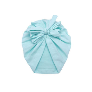 Luxury Modern Baby Headband Hat Bowknot Print Cotton Stretchy Turban Headband Infant Head Wrap Beanie Hat  For Babies and Kids