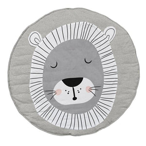 Baby Play Mat Pad Cotton Newborn Infant Crawling Animal Play mat Round Carpet Floor Rug Kids Children Room Carpet For Sleeping