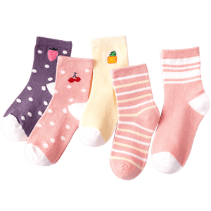 5 Pairs Infant Cotton Mesh Cute Newborn Casual Socks For Boys Girls Durable Comfortable Sock