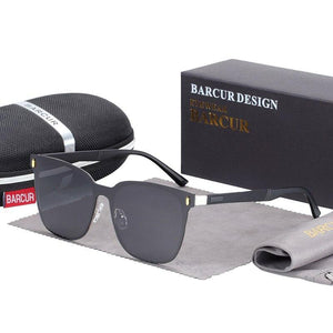 New Luxury Elegent Polarized Square Sunglasses Temples Sun Glasses for Men and Women With UV400 Protection