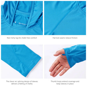 Youth Hooded Sun Shirt - UPF 50+ Protection