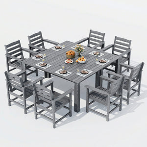 Corex HDPE Outdoor Dining Set, 6-Piece