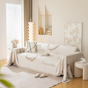 Fireworks Reversible Couch Cover Blankets Furniture Covers Washable Sectional Couch Covers