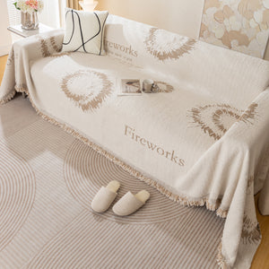 Fireworks Reversible Couch Cover Blankets Furniture Covers Washable Sectional Couch Covers