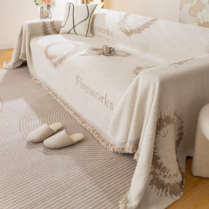 Fireworks Reversible Couch Cover Blankets Furniture Covers Washable Sectional Couch Covers