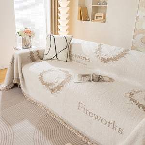 Fireworks Reversible Couch Cover Blankets Furniture Covers Washable Sectional Couch Covers