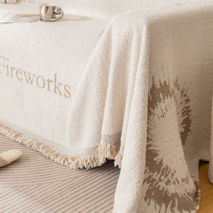 Fireworks Reversible Couch Cover Blankets Furniture Covers Washable Sectional Couch Covers