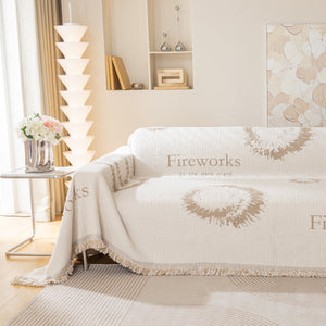 Fireworks Reversible Couch Cover Blankets Furniture Covers Washable Sectional Couch Covers