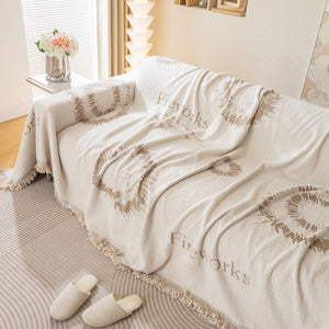 Fireworks Reversible Couch Cover Blankets Furniture Covers Washable Sectional Couch Covers