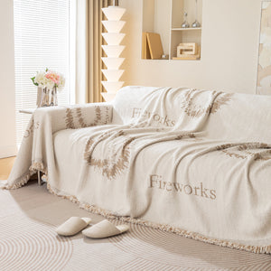 Fireworks Reversible Couch Cover Blankets Furniture Covers Washable Sectional Couch Covers