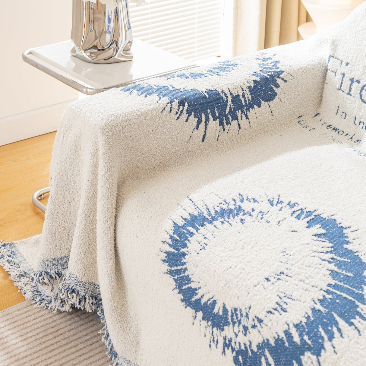 Fireworks Reversible Couch Cover Blankets Furniture Covers Washable Sectional Couch Covers