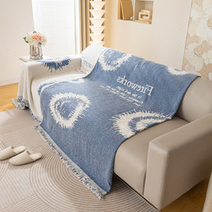 Fireworks Reversible Couch Cover Blankets Furniture Covers Washable Sectional Couch Covers