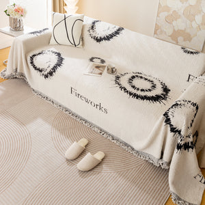 Fireworks Reversible Couch Cover Blankets Furniture Covers Washable Sectional Couch Covers