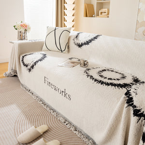 Fireworks Reversible Couch Cover Blankets Furniture Covers Washable Sectional Couch Covers