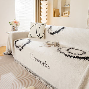 Fireworks Reversible Couch Cover Blankets Furniture Covers Washable Sectional Couch Covers