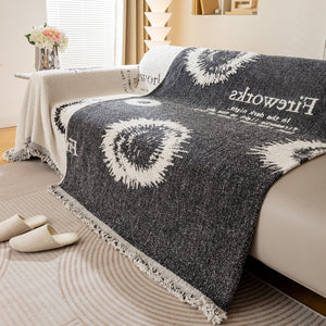 Fireworks Reversible Couch Cover Blankets Furniture Covers Washable Sectional Couch Covers