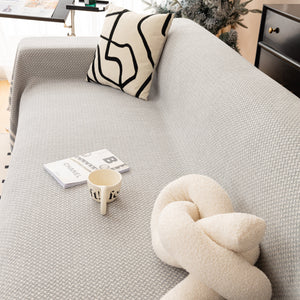 Chenille Jacquard Sofa Throw Blanket Cover Soft Polyester Weave Couch Throw Cover for Pets Dog Kids