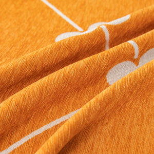 Comfy Four-Leaf Clover Hope Faith Love Luck Blanket for Couch, Chenille Scratch Proof Sofa Blanket Covers