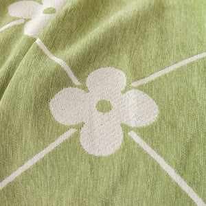 Comfy Four-Leaf Clover Hope Faith Love Luck Blanket for Couch, Chenille Scratch Proof Sofa Blanket Covers