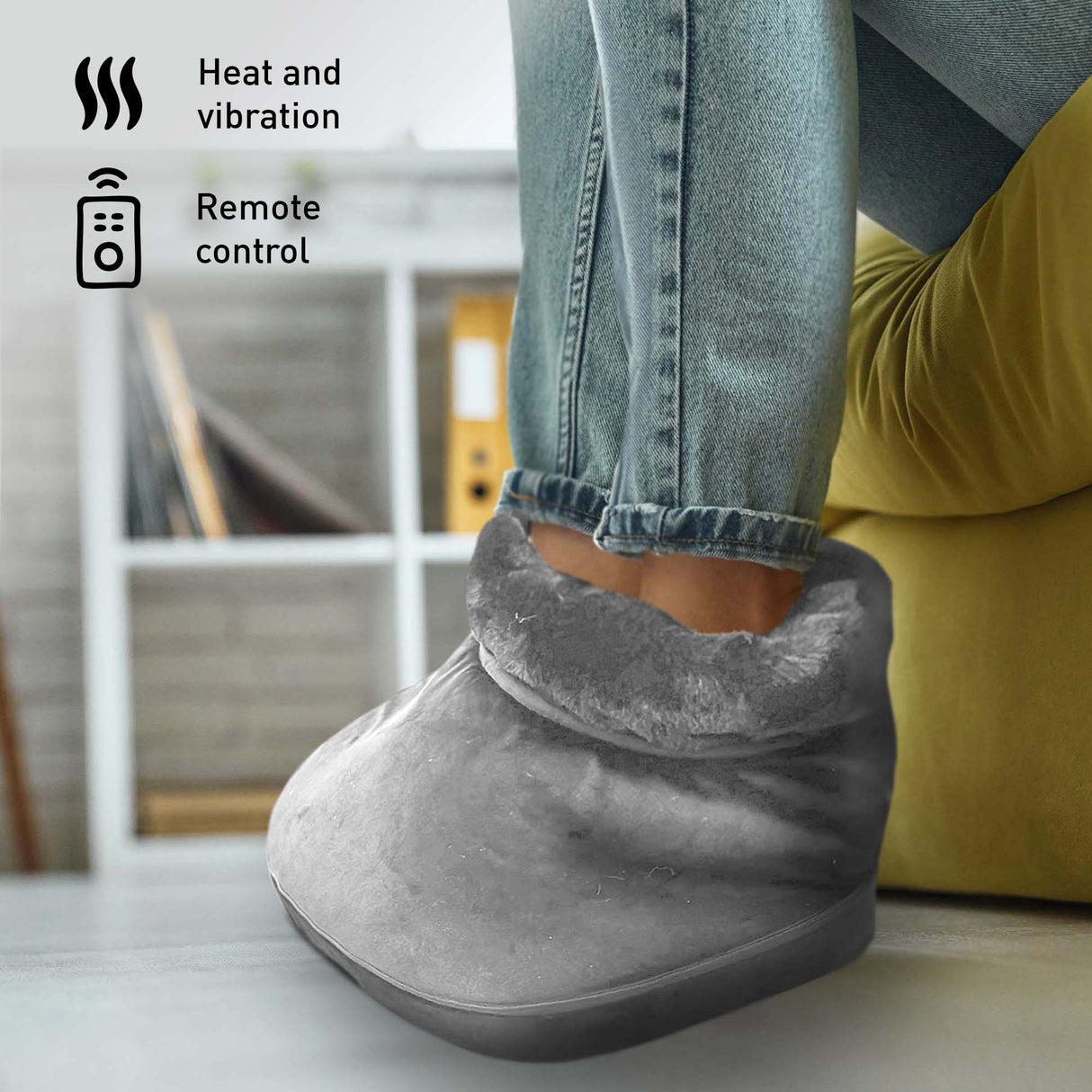 Ultimate Relaxation & Recovery Bundle – Mario Lopez Massage Glove, Heated Foot Massager, Pursonic Massage Gun & More! by Pursonic