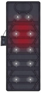 Pursonic Full-Body Massage Mat with Heat 2 pack – Multi-Zone Vibration Relief for Back, Lumbar & Legs