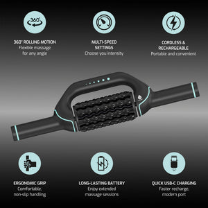 Pursonic Shiatsu Massager, Rechargeable Rolling Massager & Palm Harmony Glove