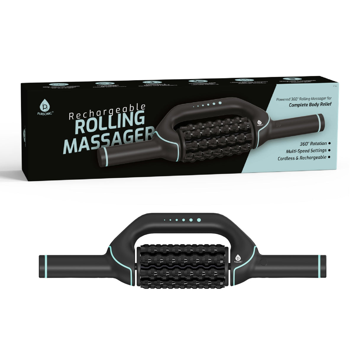 Rechargeable Rolling Massager – Relaxation Anytime, Anywhere by Pursonic