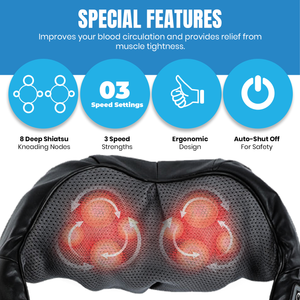 Ultimate Recovery Bundle: Pursonic 3D Shiatsu Back Massager & Heated Foot Spa