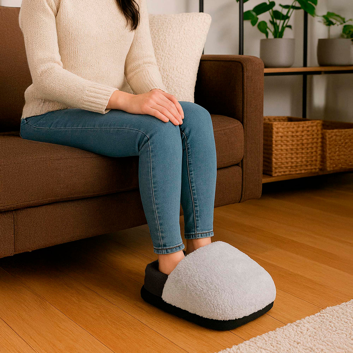 Ultra Plush Heated Foot Warmer & Massager – Cozy Relief Anytime, Anywhere by Pursonic