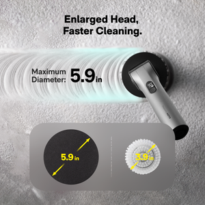 HOTO Flexi™ Cordless Spin Scrubber