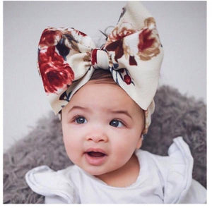 Infant Nylon Print Fabric Headband Baby Girl Headbands for Girls  Bows Baby Turban Headwrap Newborn Hairband For Girls