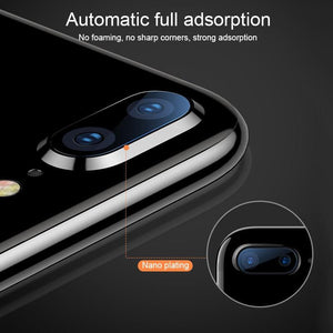 2pcs Camera Lens Protector Film For iPhone XS Max XR X glass on iPhone X 7 8 6 6S Plus 5 se Camera Lens  Protector Ultra HD Back Camera Lens Tempered Glass Camera Cover Film for iPhone