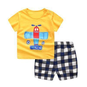 Modern Baby Short Sleeve Clothing Set For Boys And Girls Cotton Underwear SuitSummer Pajamas for Kids