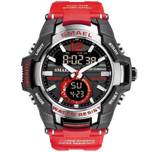 Modern Luxury Sport Watch For Men Fashion Casual Alarm Clock 50M Waterproof In Military Chrono Dual Display Style Wristwatches Relogio Masculino