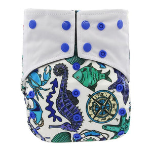 All-In-One  Cloth Diaper for Baby Bamboo Charcoal Eco-friendly Baby Cloth Diaper