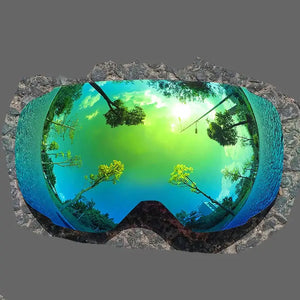 Clear Vision on the Slopes  Double Layer Ski Goggles